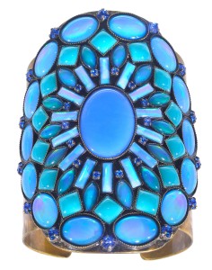 Bangle Miranda Konstantinidou Ethnic Mosaic SS2014, blue stones